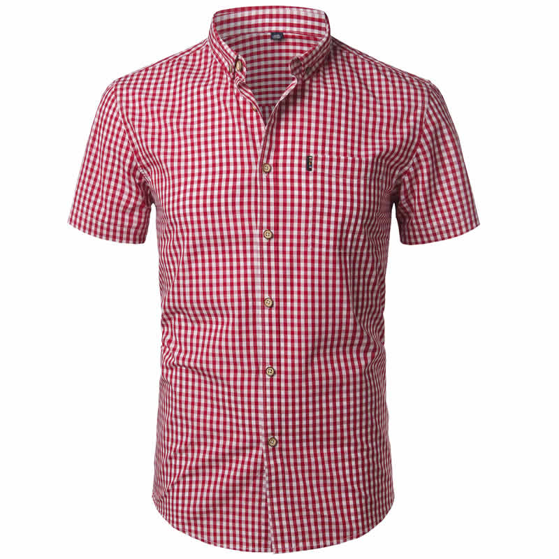 camisa xadrez masculina, camisa xadrez masculina algodão, camisa xadrez masculina GG, camisa xadrez masculina slim fit, camisa xadrez masculina country, camisa xadrez masculina como usar, camisa xadrez masculina barata Vermelha Frente