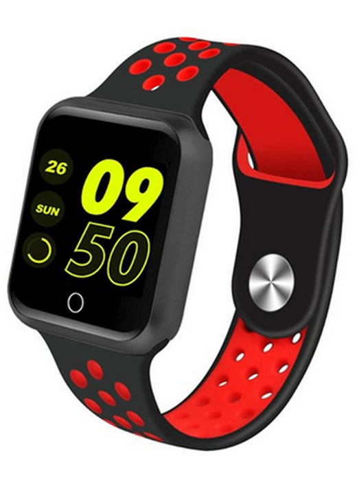 Relógio Smartwatch OLED Pró Série 2 - Android ou iOS Preto Vermelho