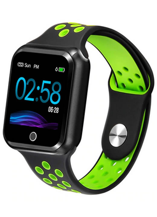 Relógio Smartwatch OLED Pró Série 2 - Android ou iOS Preto e Verde