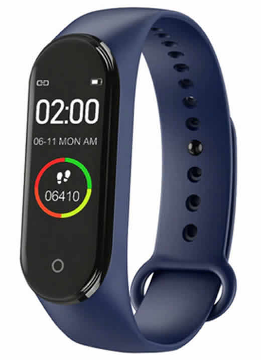 Relógio Inteligente Mi Band 4 Smartwatch Fitness Azul