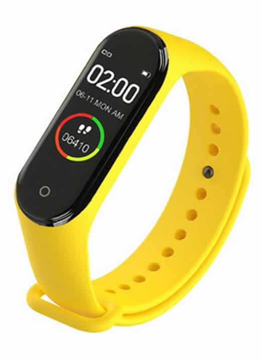 Relógio Inteligente Mi Band 4 Smartwatch Fitness Amarelo