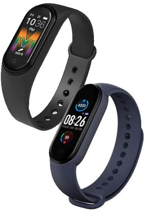 Kit 2 Relógios M5 Bluetooth Fitness Smartwatch Pague 1 Leve 2.
